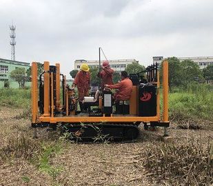 रोटरी सीपीटी क्रॉलर कोन पेनेट्रेशन टेस्ट उपकरण 49L डीजल टैंक क्षमता