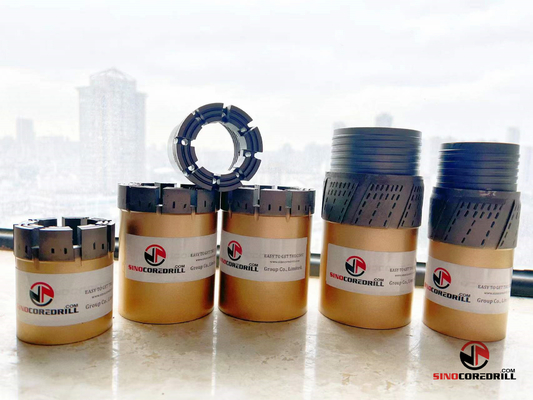 भूवैज्ञानिक अन्वेषण के लिए HQWL OD 96MM ID 63.5MM इंप्रेग्नेटेड डायमंड कोर बिट: