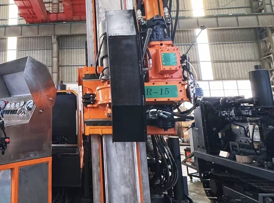 स्वचालित वायर रोप संगठन के साथ रिमोट कंट्रोल 2000 मीटर सतह अन्वेषण ड्रिलिंग रिग