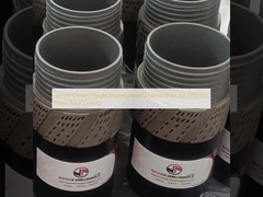 कुशल हार्ड रॉक कोरिंग के लिए 14 मिमी क्राउन हाइट इम्प्रिगेटेड डायमंड बिट